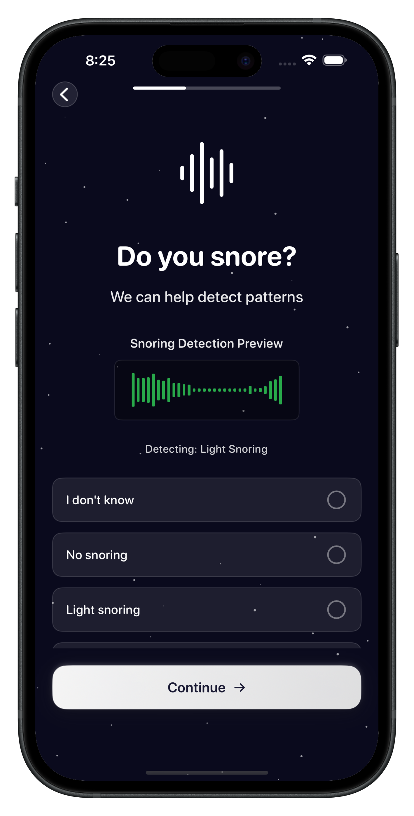 Snore Tracking